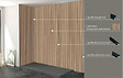 ONDEE - Pack complet de montage panneaux muraux Tasseau bois 200 cm - Profilé noir inclus - vignette