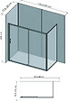 ONDEE - Pack complet de montage panneaux muraux Terrazzo 200 cm - Profilé noir inclus - vignette
