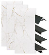 ONDEE - Kit montage Panneaux muraux Angle ORMA Marbre Blanc L200cm max - profilé noir - vignette