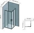 ONDEE - Pack complet de montage panneaux muraux Béton 120 cm - Profilé chromé inclus - vignette