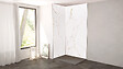 ONDEE - Pack complet de montage panneaux muraux Marbre Blanc 120 cm- Profilé noir inclus - vignette