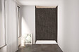 ONDEE - Pack de montage 3 panneaux muraux en niche - Ardoise 120 cm - profilés noirs - vignette
