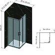 ONDEE - Pack complet de montage panneaux muraux Marbre Noir 120 cm - Profilé noir inclus - vignette