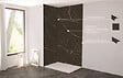ONDEE - Pack complet de montage panneaux muraux Marbre Noir 120 cm - Profilé noir inclus - vignette