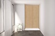 ONDEE - Pack de montage 3 panneaux muraux en niche - Bois 120 cm - profilés chromés - vignette