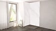 ONDEE - Pack complet de montage panneaux muraux Marbre Gris 120 cm - Profilé chromé inclus - vignette