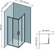 ONDEE - Pack complet de montage panneaux muraux Marbre Gris 120 cm - Profilé chromé inclus - vignette