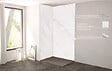 ONDEE - Pack complet de montage panneaux muraux Marbre Gris 120 cm - Profilé chromé inclus - vignette