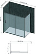 ONDEE - Pack complet de montage panneaux muraux Ardoise 200 cm - Profilé chromé inclus - vignette