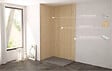 ONDEE - Pack complet de montage panneaux muraux Bois 120 cm - Profilé chromé inclus - vignette