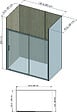 ONDEE - Pack de montage 4 panneaux muraux en niche - Bois 200 cm - profilés chromés - vignette