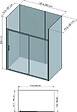 ONDEE - Pack montage 4 panneaux muraux en niche - Terrazzo 200 cm - profilés chromés - vignette