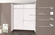 ONDEE - Pack montage 4 panneaux muraux en niche - Terrazzo 200 cm - profilés chromés - vignette