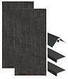 ONDEE - Pack complet de montage panneaux muraux Ardoise 120 cm - Profilé noir inclus - vignette