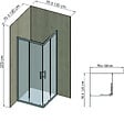 ONDEE - Pack complet de montage panneaux muraux Bois 120 cm - Profilé noir inclus - vignette