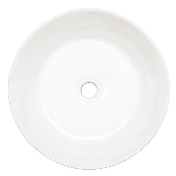 KERRA - Vasque à poser ronde en céramique ARIA Ø40 cm - large
