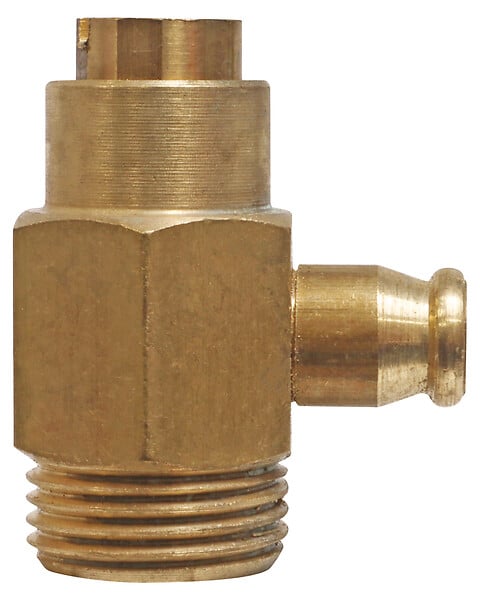 SOMATHERM FOR YOU - Robinet de vidange pour radiateur laiton à boisseau à tétine mâle 12/17 SFY - large