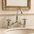 OLFA - Mélangeur à pont Tiffany Chromé lavabo ou cuisine - vignette