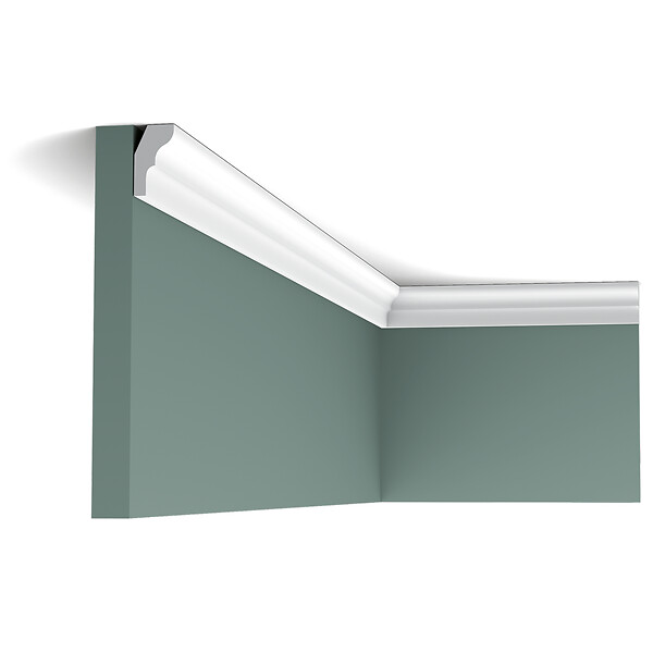 ORAC DECOR - CX111 Corniche Plafond Orac Decor - 2,5x1,5x200cm (h x p x L) - moulure décorative polymère Carton 8 pièces - large