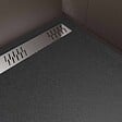 AURLANE - Grille caniveau chrome 90 - vignette
