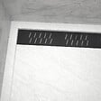 AURLANE - Grille caniveau noir mat 90 - vignette