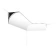 ORAC DECOR - CX126 Corniche Plafond Orac Decor - 9x9x200cm (h x p x L) - moulure décorative polymère Pack 2 pièces - vignette