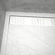 AURLANE - Grille caniveau blanc brillant 90 - vignette