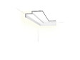 ORAC DECOR - C391 Corniche pour éclairage indirect et cache tringle à rideau - 6x16x200cm (h x p x L) - moulure décorative polyuréthane Pack 2 pièces - vignette