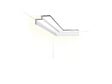 ORAC DECOR - C390 STEPS Corniche plafond pour éclairage indirect et cache tringle à rideaux Orac Decor - 6x10x200cm (h x p x L) - moulure décorative polyuréthane Carton 8 pièces - vignette