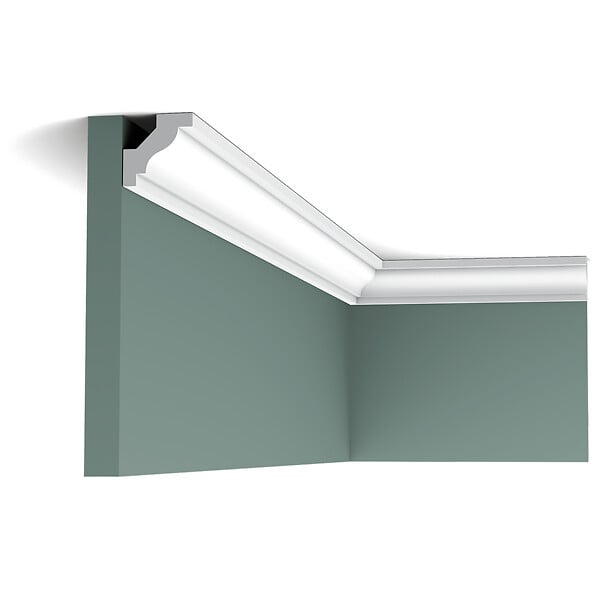 ORAC DECOR - C230 Corniche plafond Orac Decor- 3x3x200cm (h x p x L) - moulure décorative polyuréthane Carton 8 pièces - large