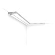 ORAC DECOR - CX160 Corniche plafond Orac Decor - 1,3x4x200cm (h x p x L) - moulure décorative polymère Carton 8 pièces - vignette
