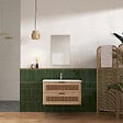 AURLANE - ONE BOX AMBROISE CANNAGE 60 FSC + VASQUE CERAMIQUE 60 + MIROIR 51x44 - vignette