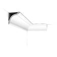 ORAC DECOR - CX127 Corniche plafond Orac Decor - 9,5x9,5x200cm (h x p x L) - moulure décorative polymère Carton complet - vignette