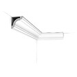 ORAC DECOR - CX124 Corniche plafond Orac Decor - 5x5x200cm (h x p x L) - moulure décorative polymère Carton 8 pièces - vignette