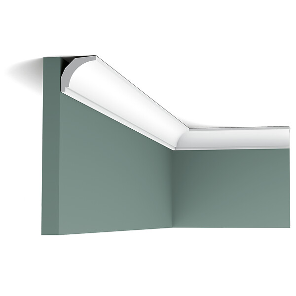 ORAC DECOR - CX115 Corniche plafond Orac Decor - 3x3x200cm (h x p x L) - moulure décorative polymère Pack 2 pièces - large