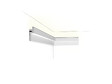 ORAC DECOR - C395 STEPS Corniche pour éclairage indirect et cache tringle à rideau Orac Decor -15,5x3,1x200cm (h x p x L) - moulure décorative polyuréthane Pack 2 pièces - vignette
