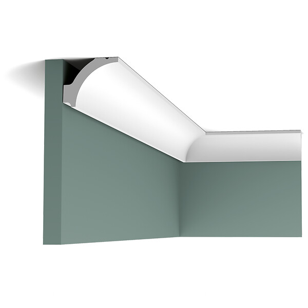 ORAC DECOR - C260 Corniche plafond Orac Decor - 4x5x200cm (h x p x L) - moulure décorative polyuréthane Pack 2 pièces - large