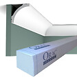 ORAC DECOR - CB522 Corniche plafond Orac Decor - 6,7x6,7x200cm (h x p x L) - moulure décorative polystyrène Carton complet - vignette