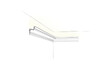 ORAC DECOR - C323 AUTOIRE corniche pour éclairage indirect Orac Decor - 5,5x4,2x200cm (h x p x L) - moulure décorative polyuréthane Carton 8 pièces - vignette
