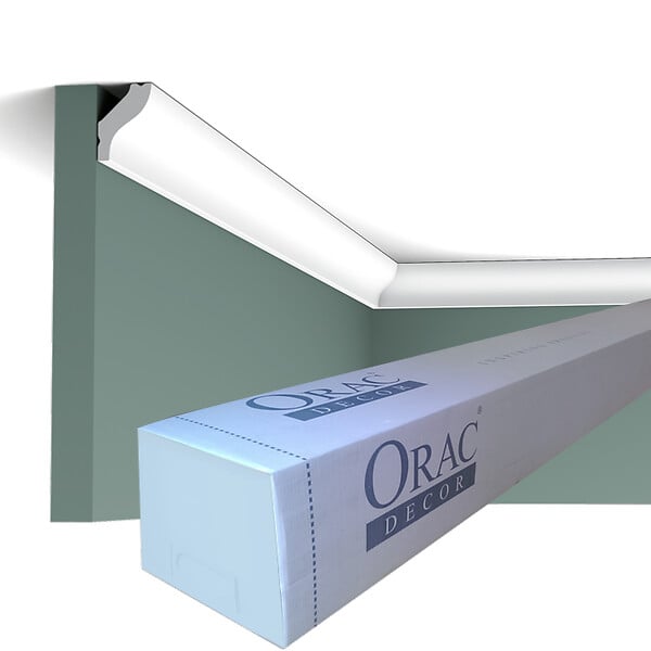 ORAC DECOR - CB500 Corniche plafond Orac Decor - 2,5x1,8x200cm (h x p x L) - polystyrène Carton complet - large