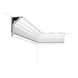 ORAC DECOR - C304 Corniche plafond Orac Decor - 12x7x200cm (h x p x L) - moulure décorative polyuréthane Carton complet - vignette