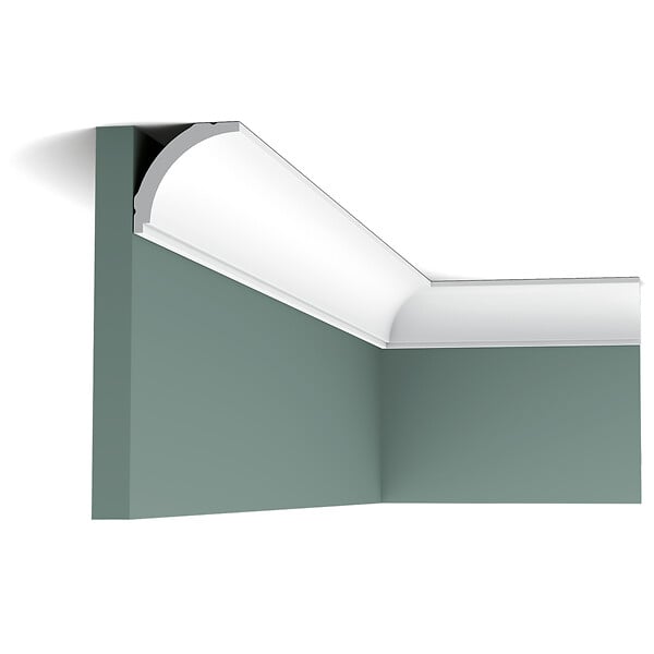 ORAC DECOR - CX109 Corniche plafond Orac Decor - 4,5x4,5x200cm (h x p x L) - moulure décorative polymère Pack 2 pièces - large