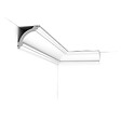 ORAC DECOR - CB511 Corniche plafond Orac Decor - 6,7x6,7x200cm (h x p x L) - moulure décorative polystyrène Carton complet - vignette
