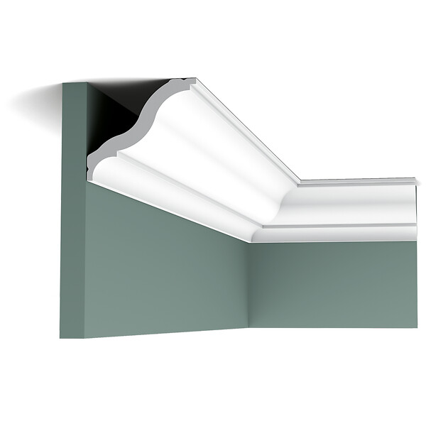 ORAC DECOR - CB503 Corniche plafond Orac Decor - 8,2x9,2x200cm (h x p x L) - moulure décorative polystyrène Carton complet - large