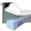 ORAC DECOR - CB503 Corniche plafond Orac Decor - 8,2x9,2x200cm (h x p x L) - moulure décorative polystyrène Carton complet - vignette