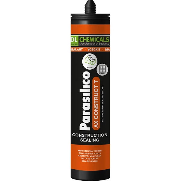 DL CHEMICALS - Silicone Parasilico AX Construct 300ml RAL 9011 NOIR GRAPHITE - DL CHIMICALS - 107537 - large