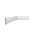 ORAC DECOR - P9900 Cimaise murale Orac Decor - 8x1x200cm (h x p x L) - moulure décorative polyuréthane Pack 2 pièces - vignette