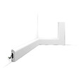 ORAC DECOR - SX182 CASCADE Moulure multifonctionnelle Orac Decor Axxent - 5x1,3cm (h x p) plinthe décorative Carton complet - vignette