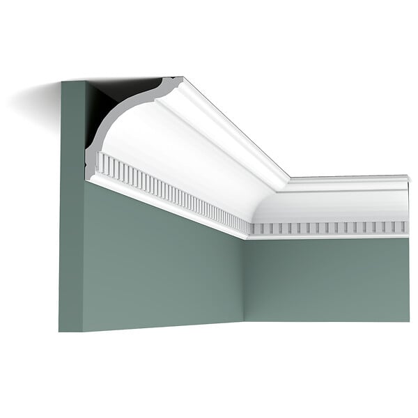 ORAC DECOR - Corniche Élégante Ornée De Motifs Dentelés Cx129 - L200 X H9,4 X L9,4 - Orac Decor - large