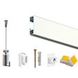 ARTITEQ - Cimaise Box Artiteq Click PREMIUM - Kit accrochage tableau 6 mètres , Alu brossé - vignette